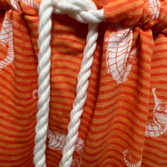 Southern Breeze Tangerine Seahorse Strapless Mini Dress - Picture 6 of 9